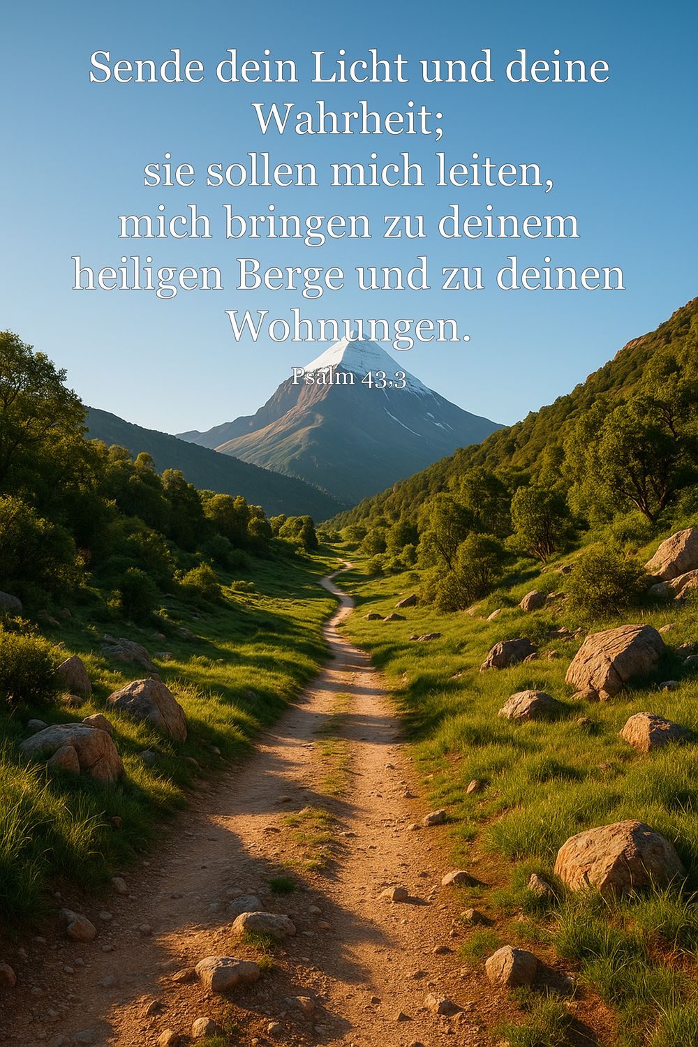 Psalm 43,3 — KI-generiertes Bild