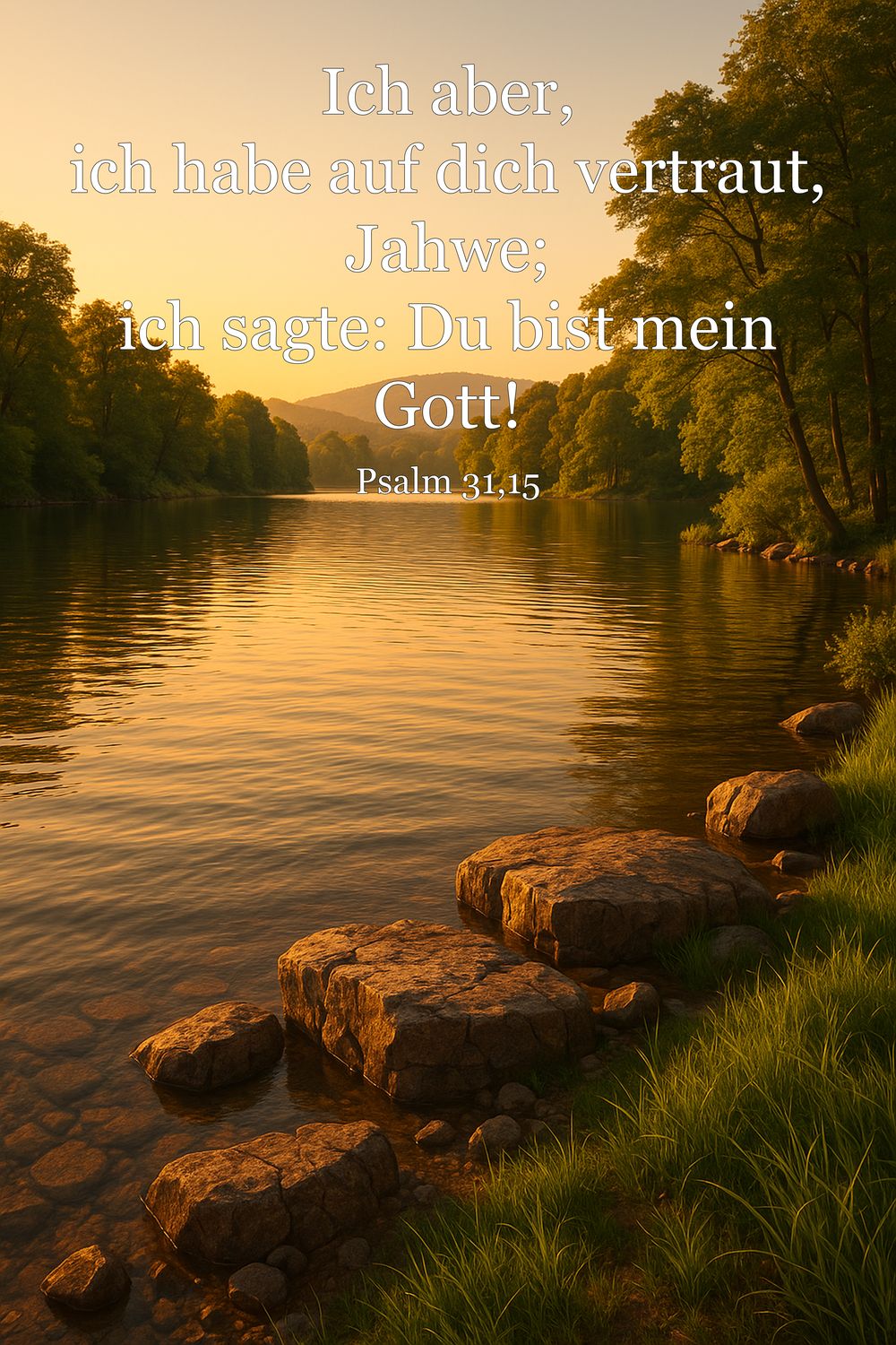 Psalm 31,15 — KI-generiertes Bild