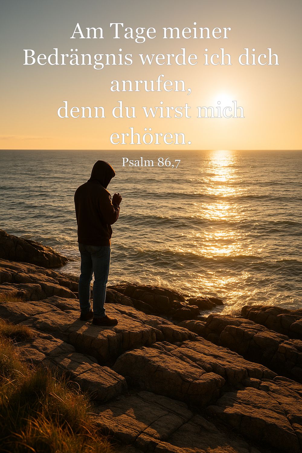 Psalm 86,7 — KI-generiertes Bild