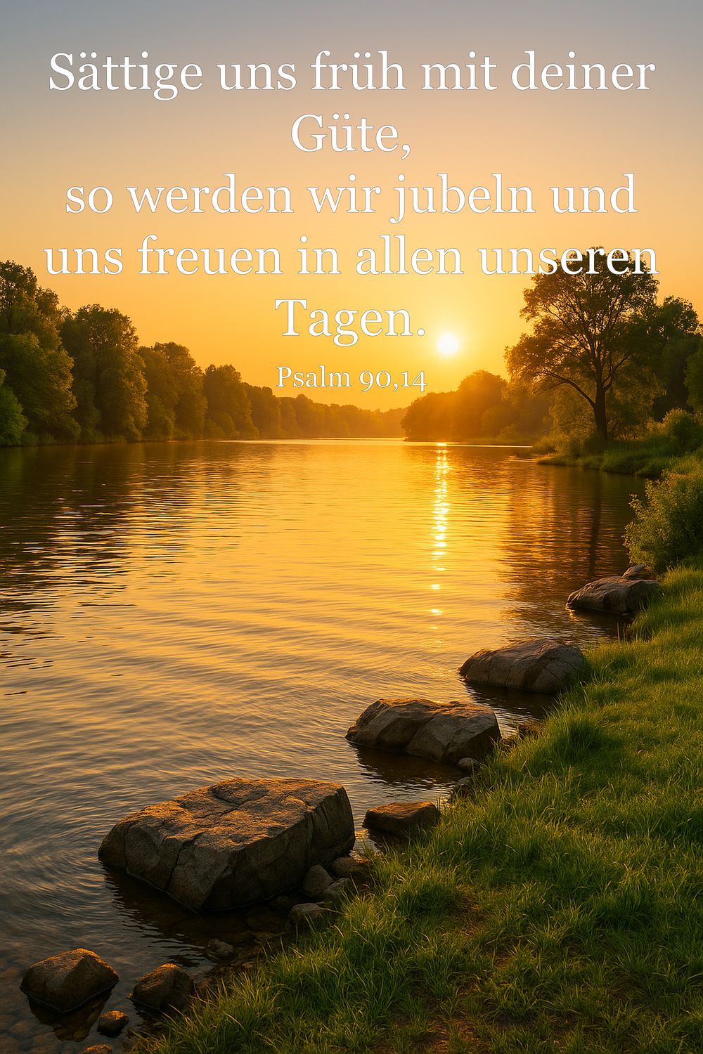 Psalm 90,14 — KI-generiertes Bild