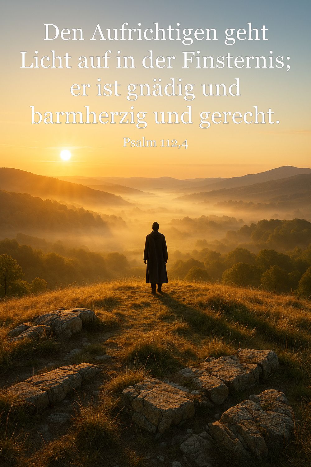 Psalm 112,4 — KI-generiertes Bild