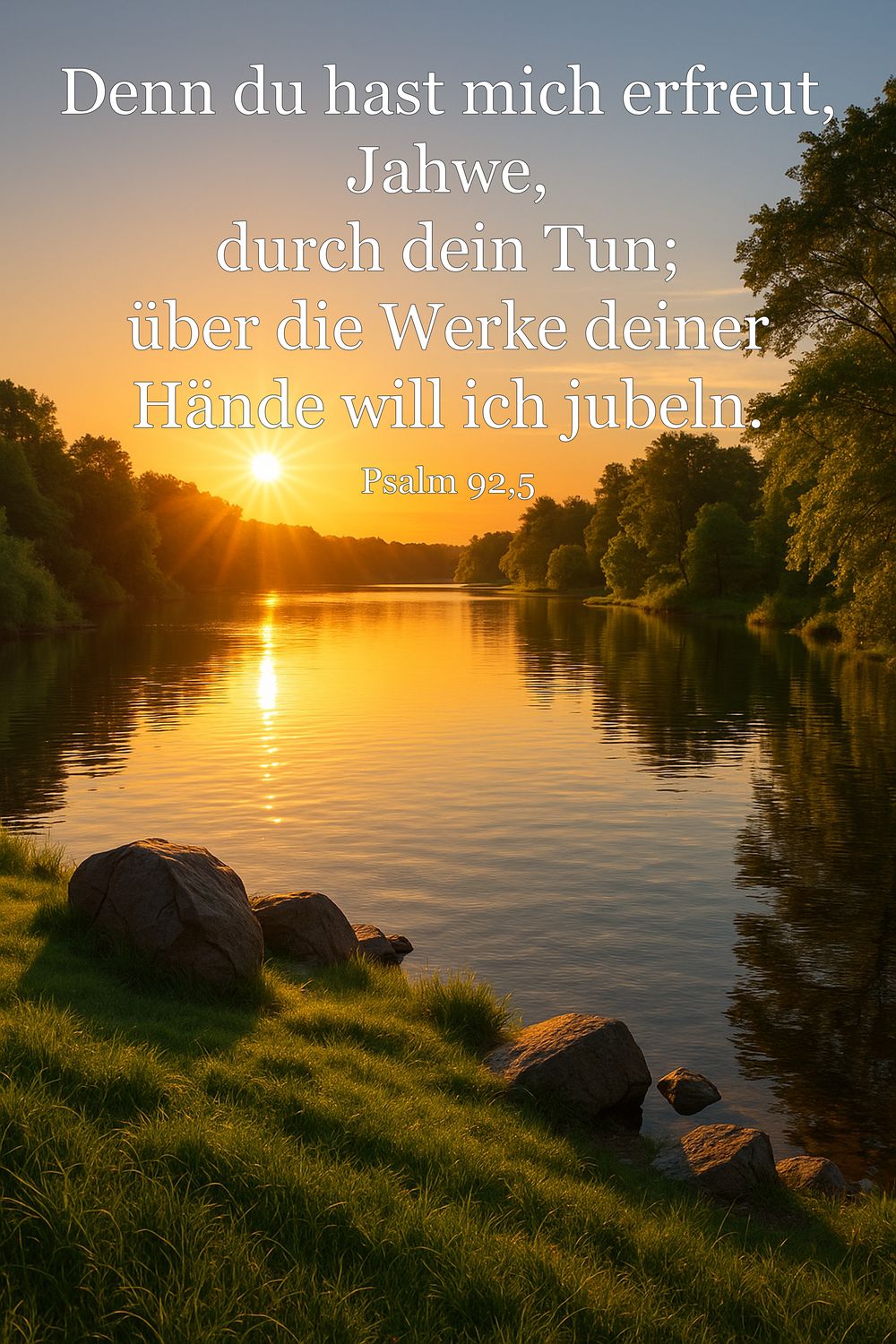 Psalm 92,5 — KI-generiertes Bild