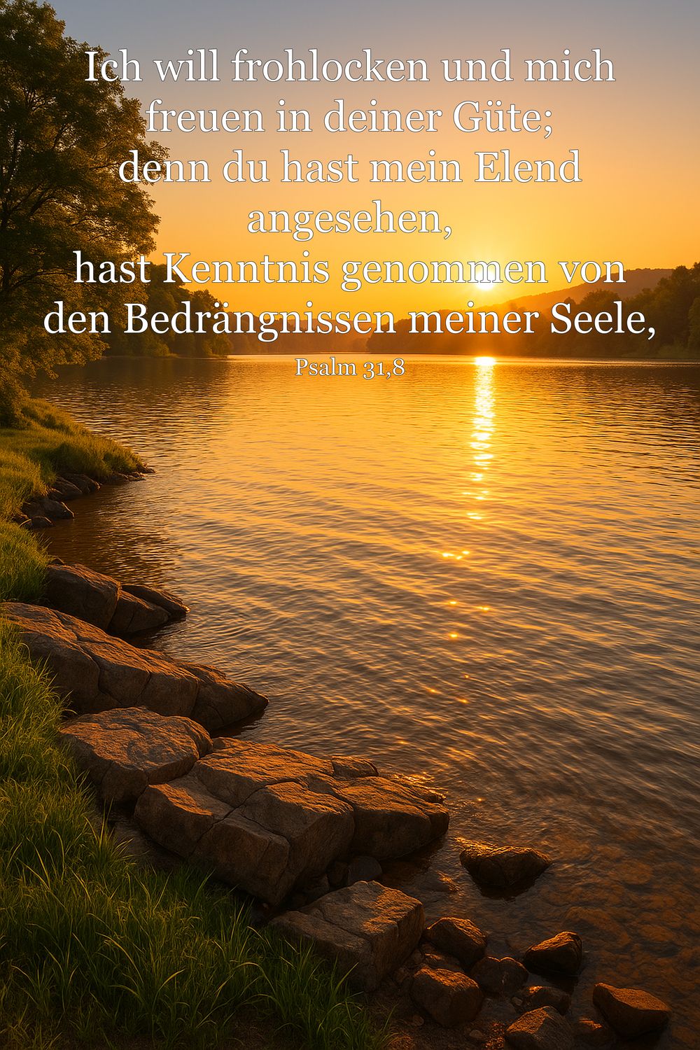 Psalm 31,8 — KI-generiertes Bild