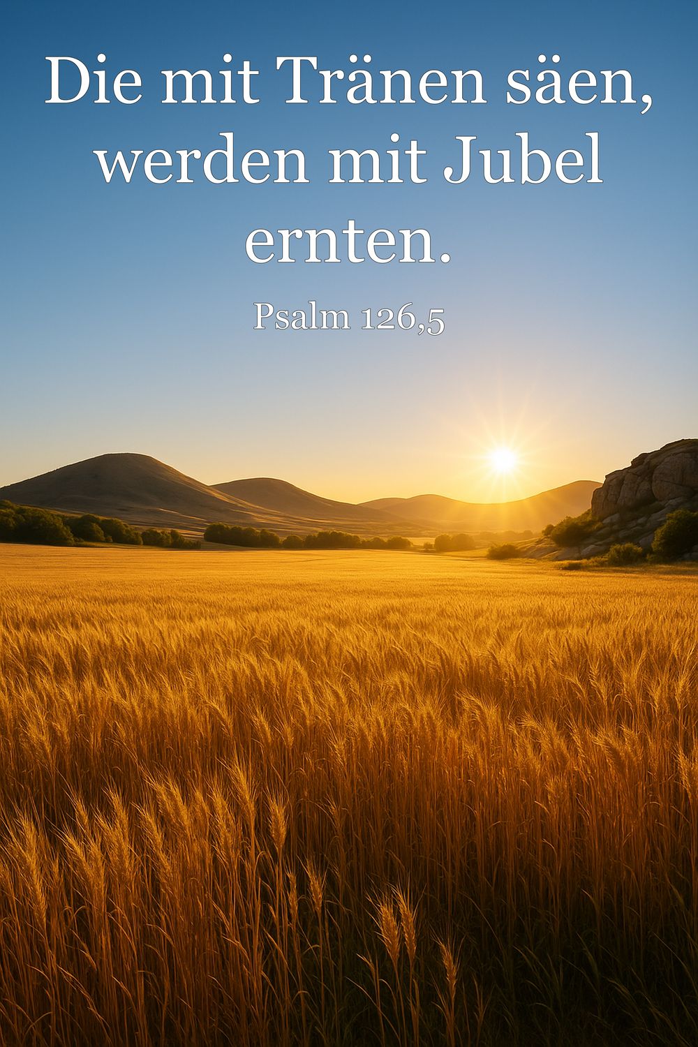 Psalm 126,5 — KI-generiertes Bild