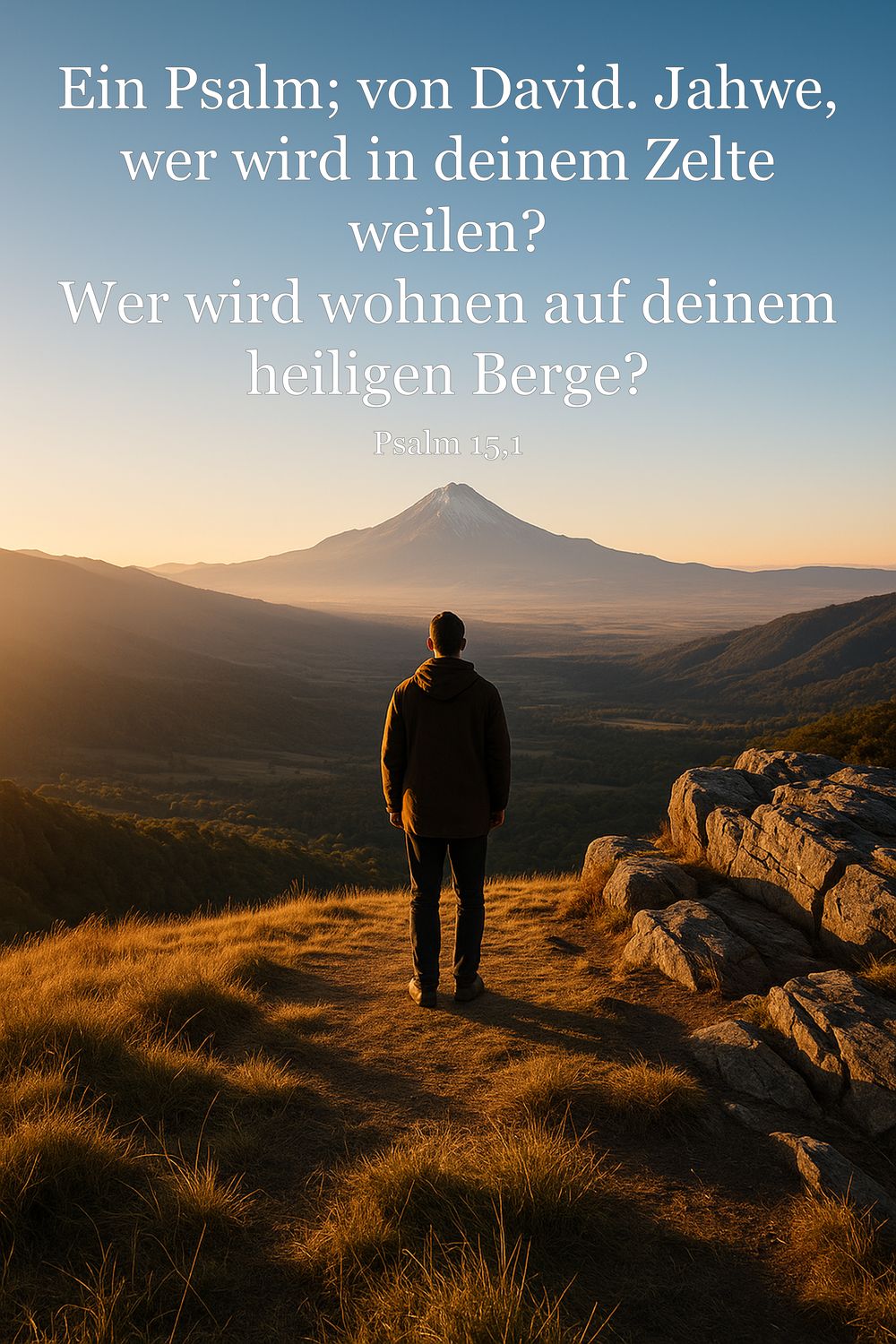Psalm 15,1 — KI-generiertes Bild