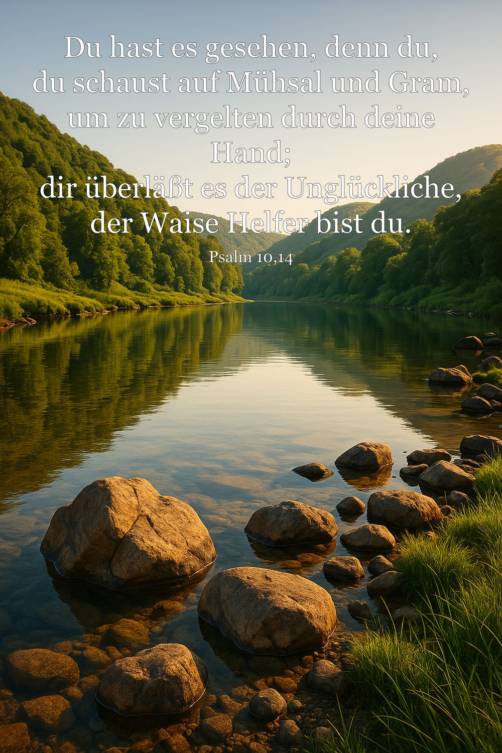 Psalm 10,14 — KI-generiertes Bild