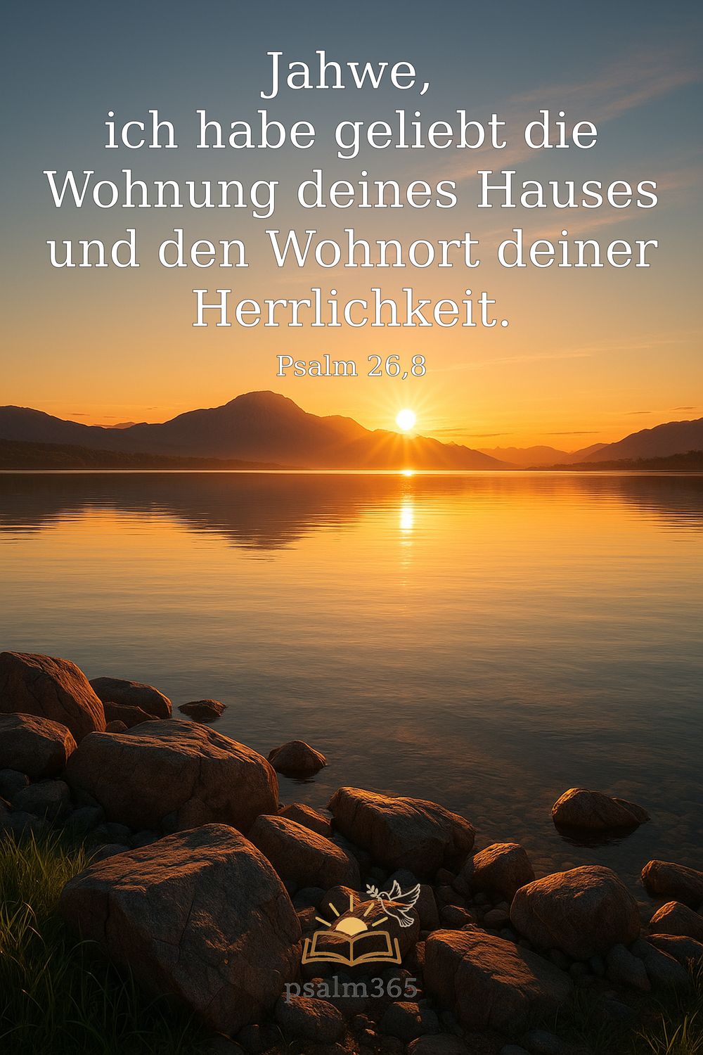 Psalm 26,8 — KI-generiertes Bild