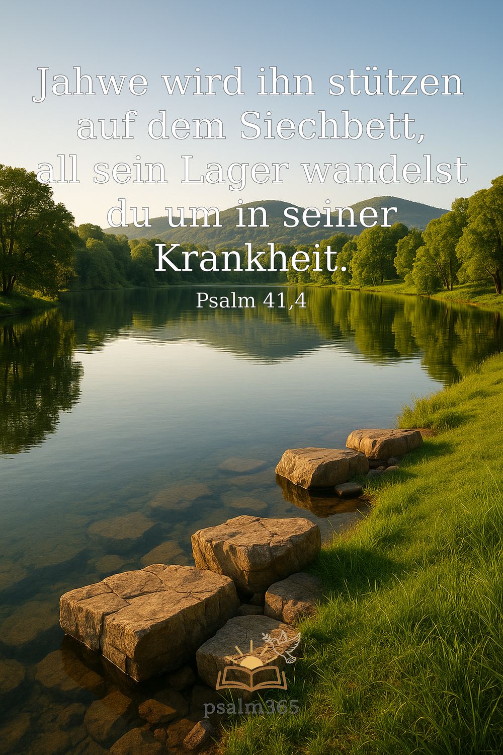 Psalm 41,4 — KI-generiertes Bild