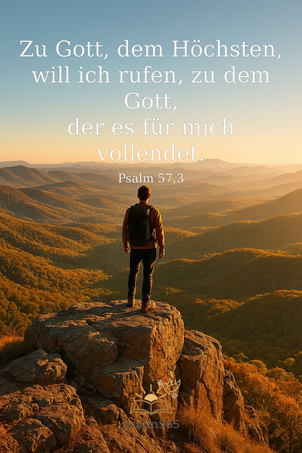 Psalm 57,3 — KI-generiertes Bild