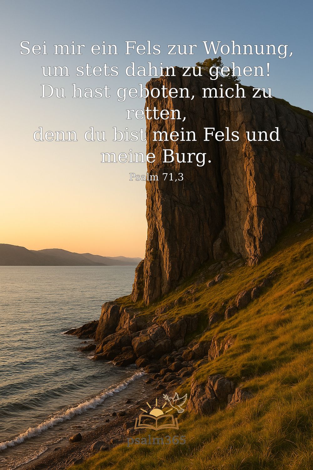 Psalm 71,3 — KI-generiertes Bild