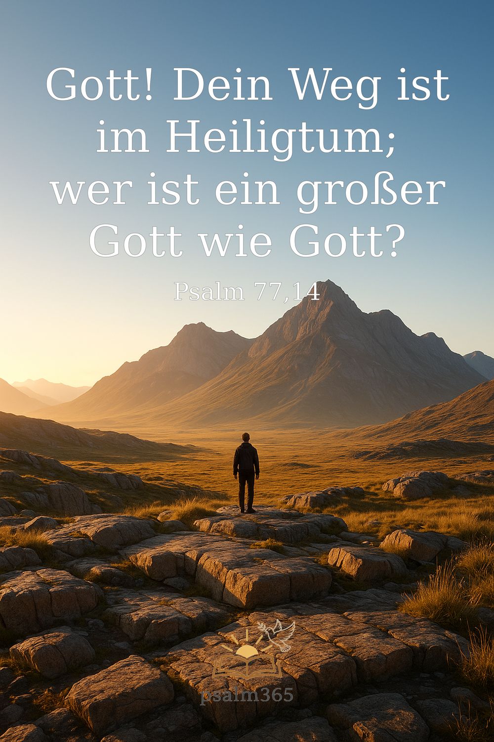 Psalm 77,14 — KI-generiertes Bild