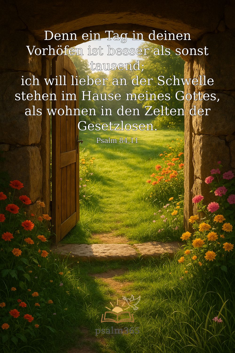 Psalm 84,11 — KI-generiertes Bild