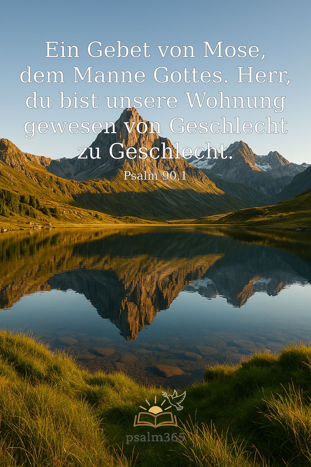 Psalm 90,1 — KI-generiertes Bild