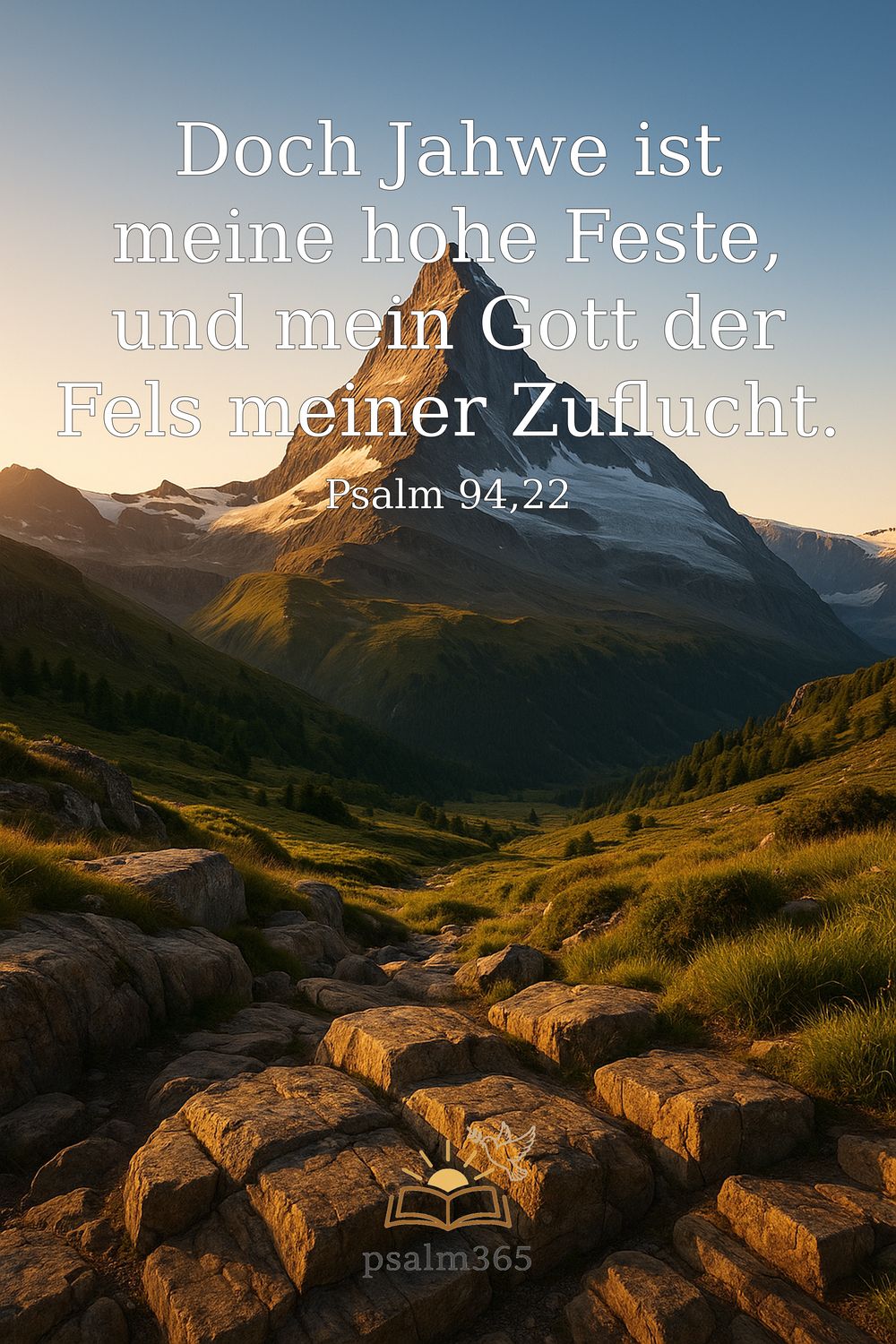 Psalm 94,22 — KI-generiertes Bild