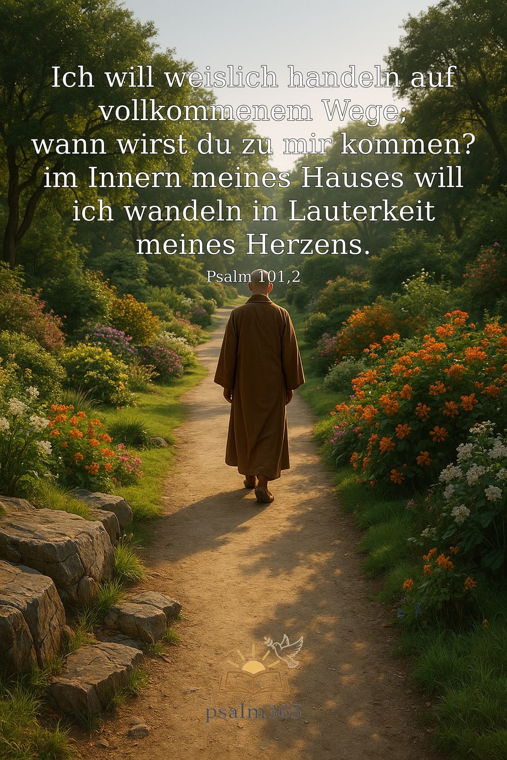 Psalm 101,2 — KI-generiertes Bild