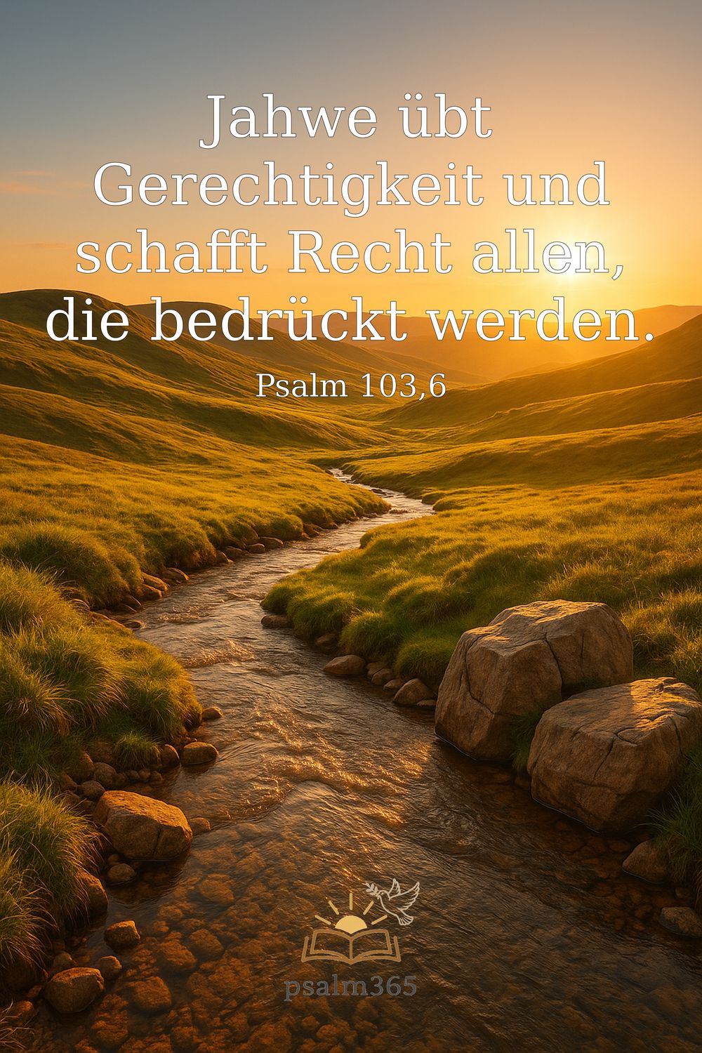 Psalm 103,6 — KI-generiertes Bild