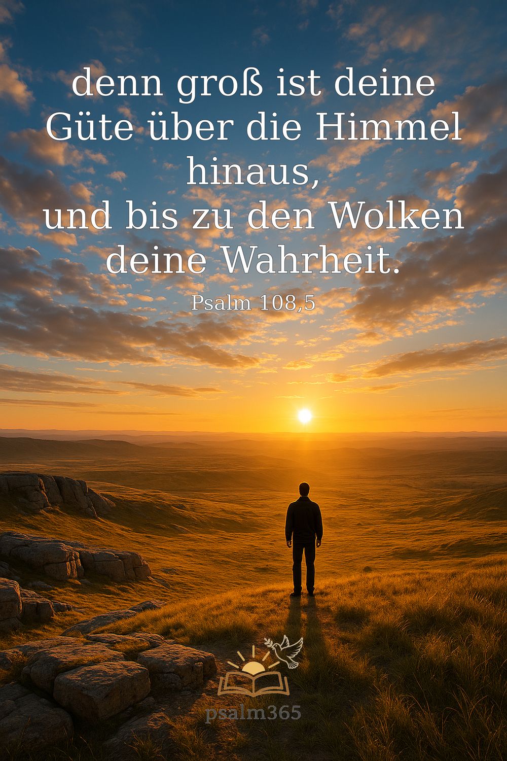 Psalm 108,5 — KI-generiertes Bild
