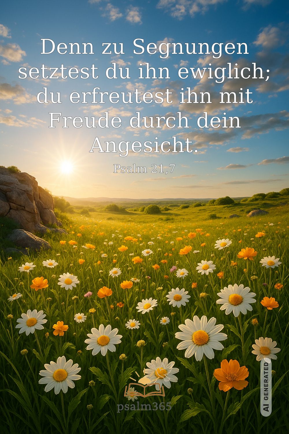 Psalm 21,7 — KI-generiertes Bild