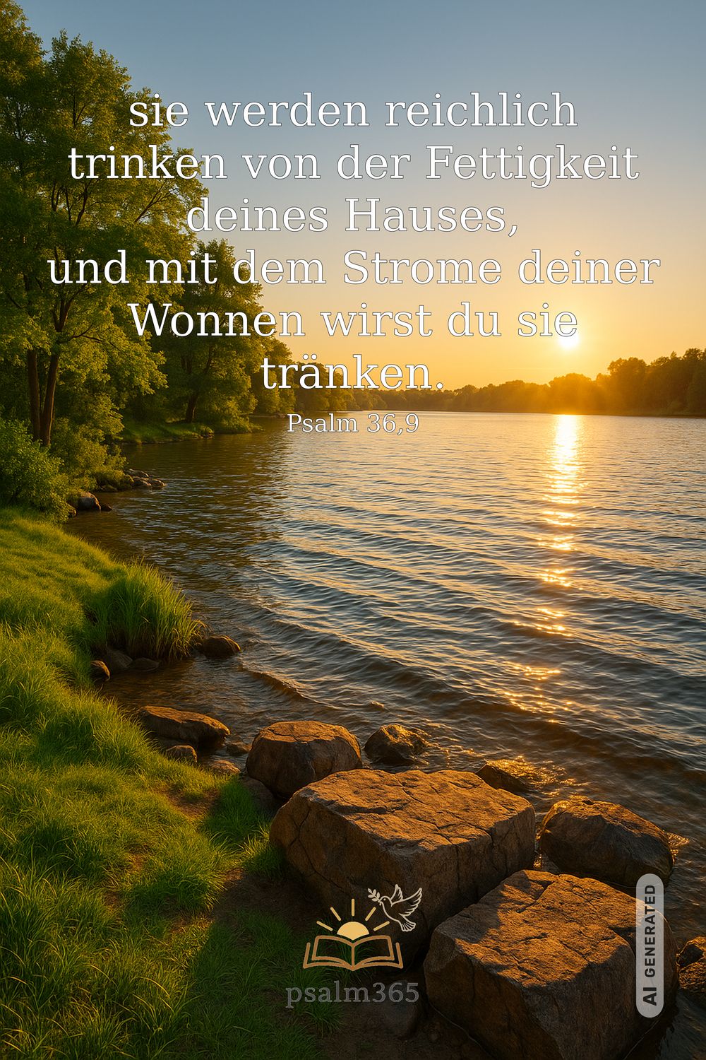 Psalm 36,9 — KI-generiertes Bild