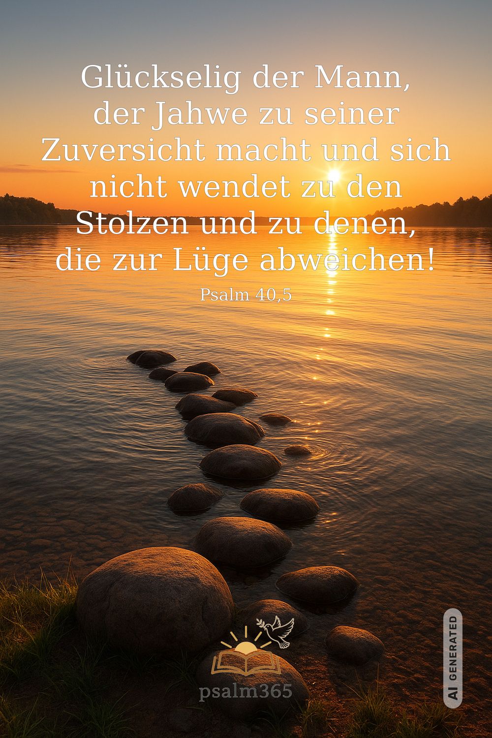 Psalm 40,5 — KI-generiertes Bild
