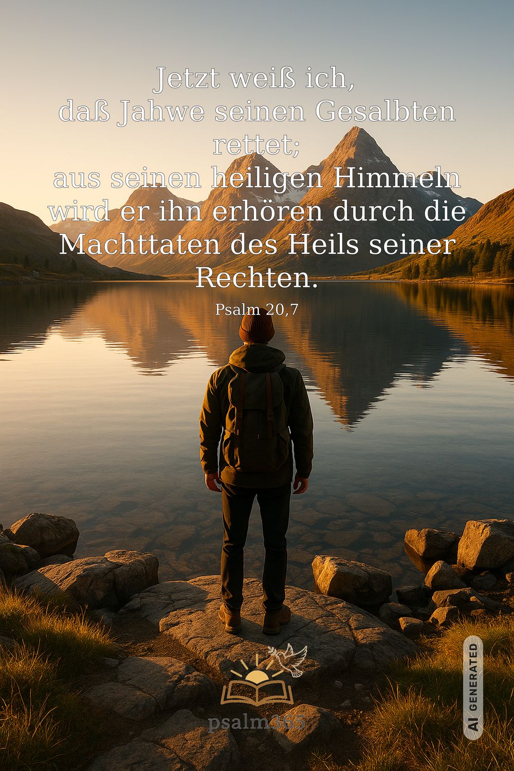Psalm 20,7 — KI-generiertes Bild