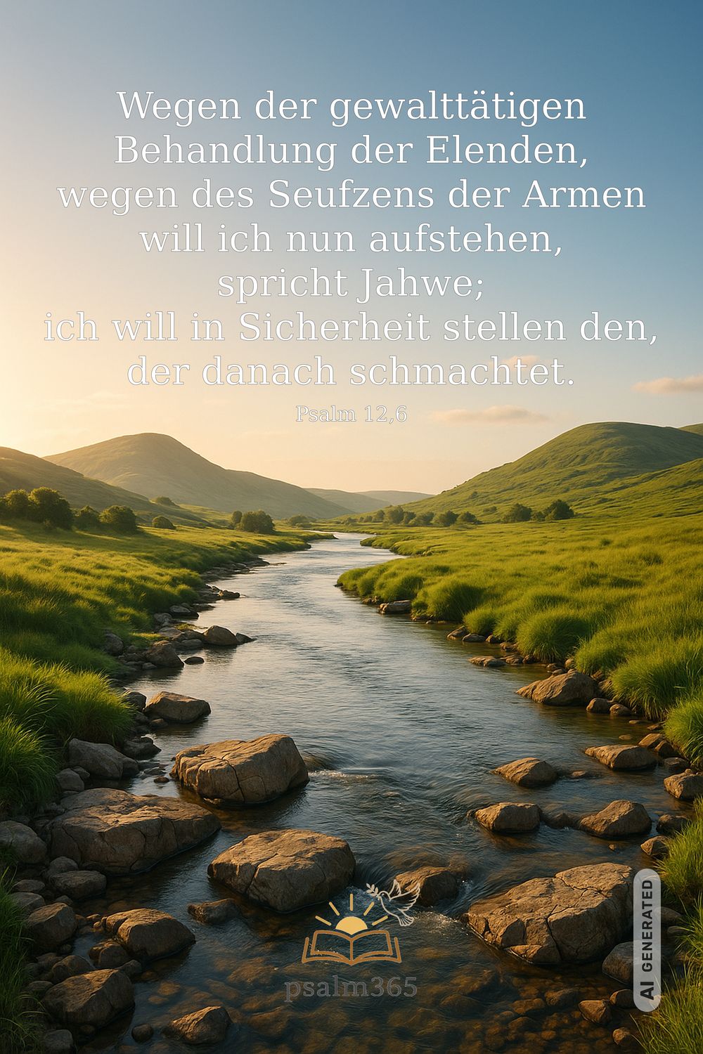 Psalm 12,6 — KI-generiertes Bild