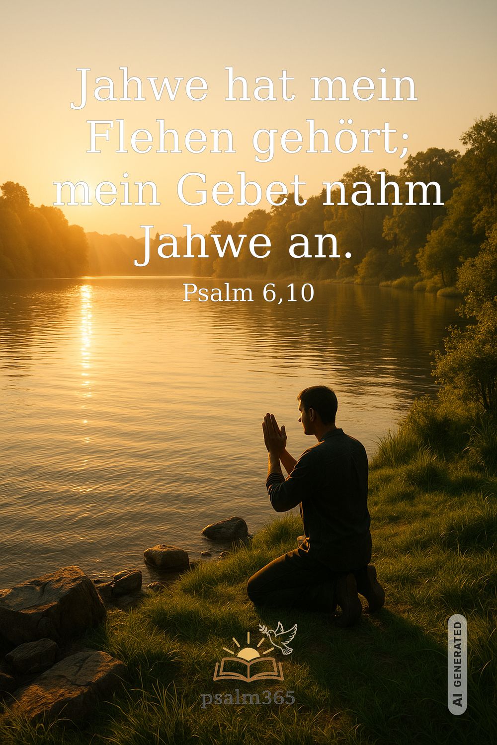 Psalm 6,10 — KI-generiertes Bild
