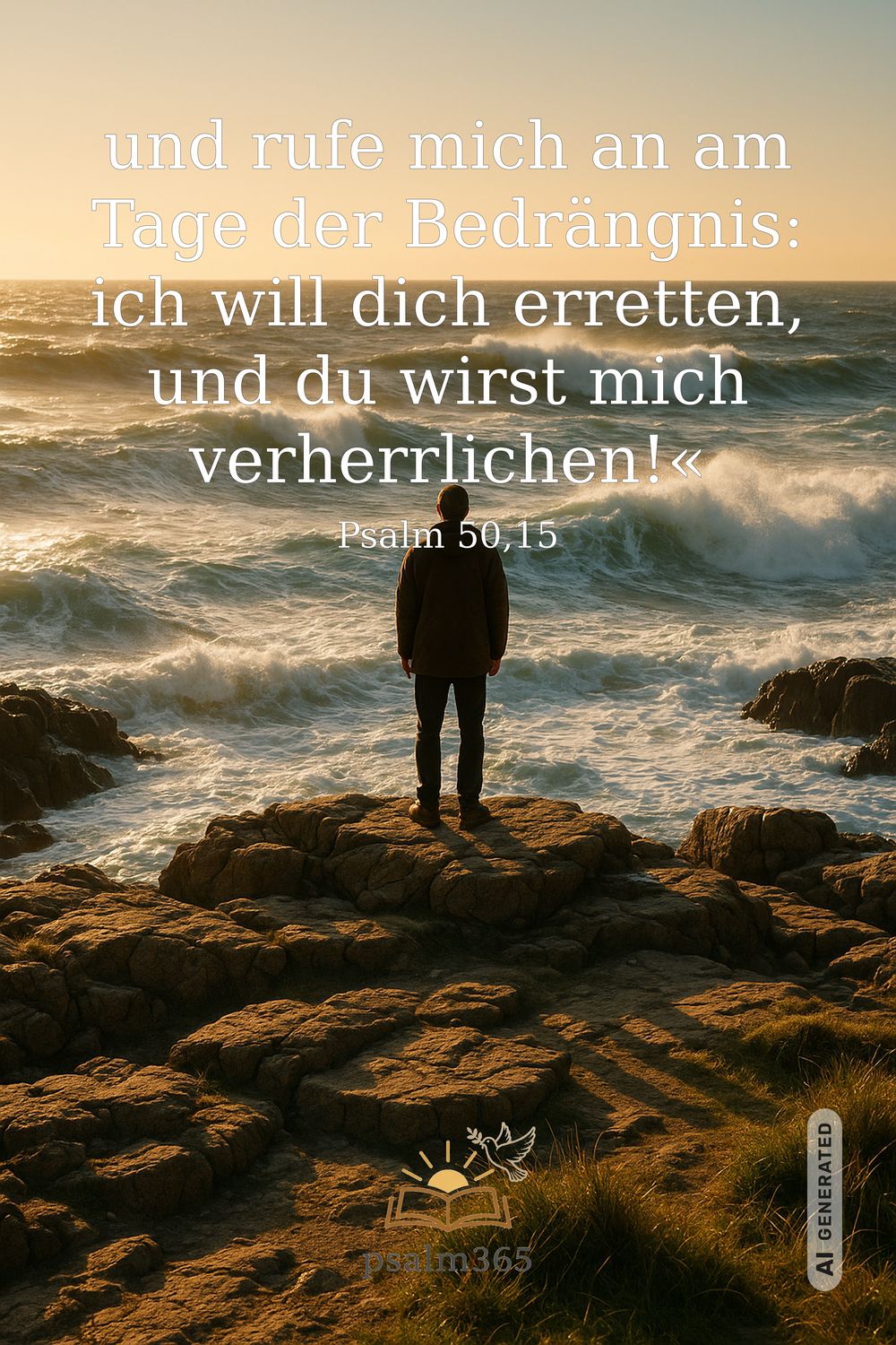 Psalm 50,15 — KI-generiertes Bild