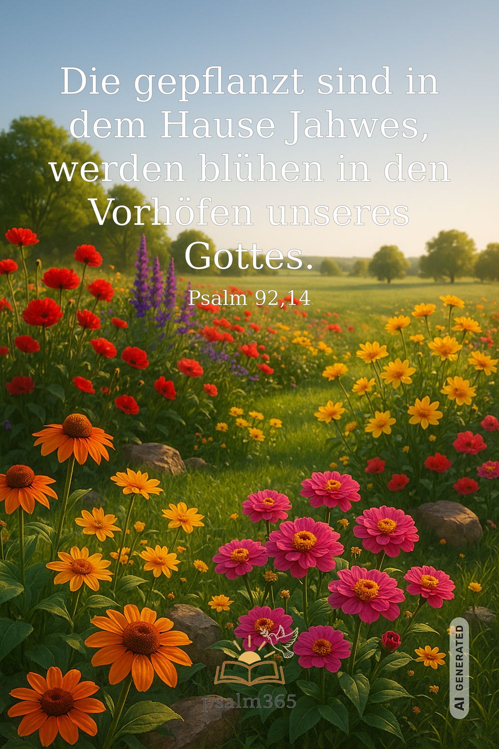 Psalm 92,14 — KI-generiertes Bild