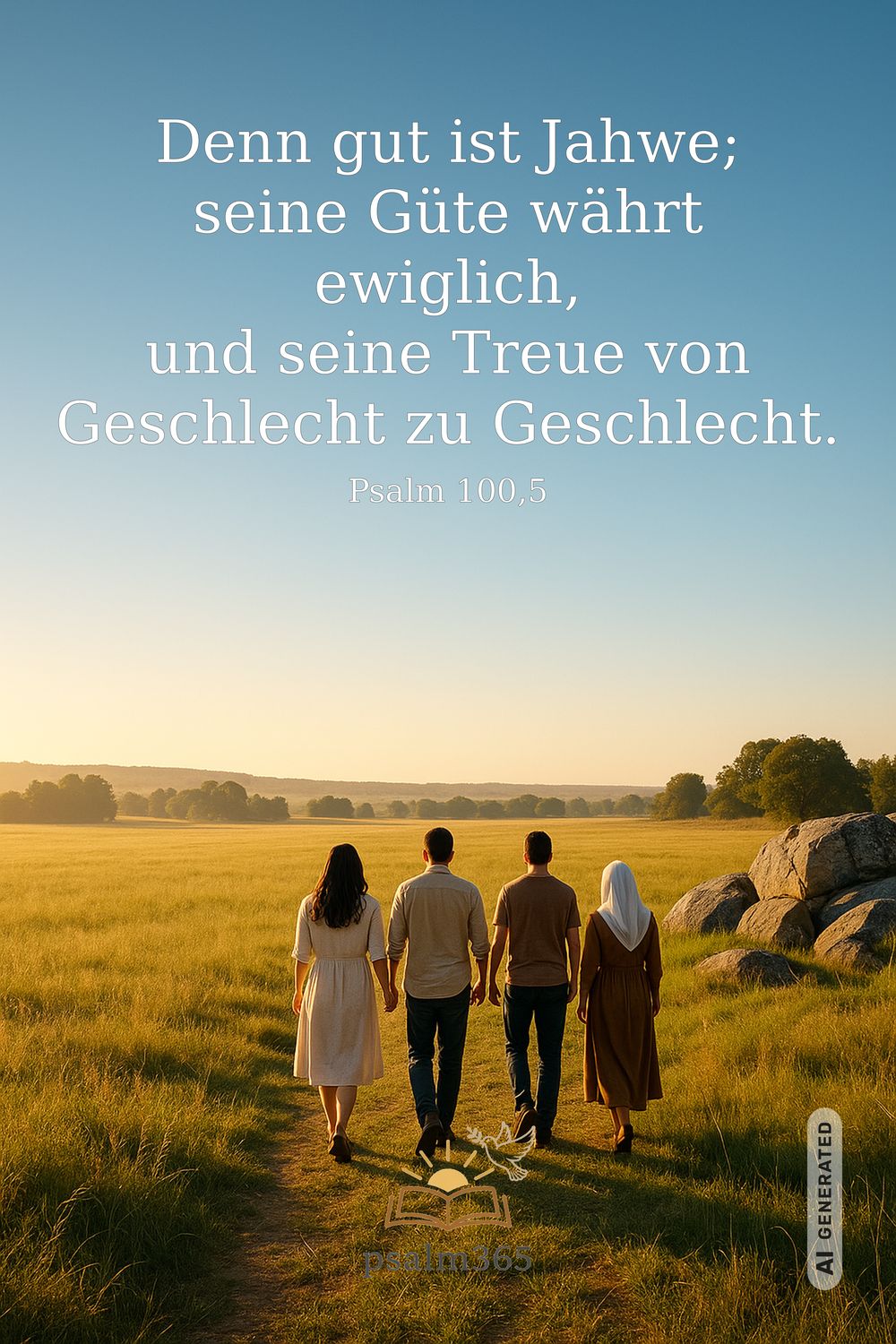 Psalm 100,5 — KI-generiertes Bild