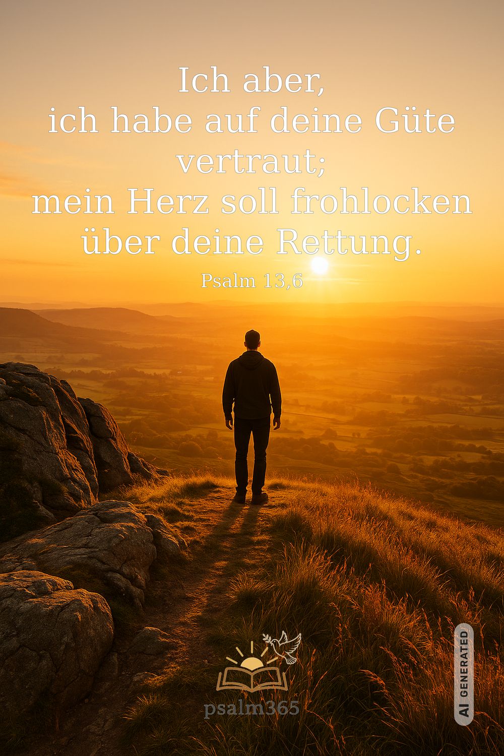 Psalm 13,6 — KI-generiertes Bild