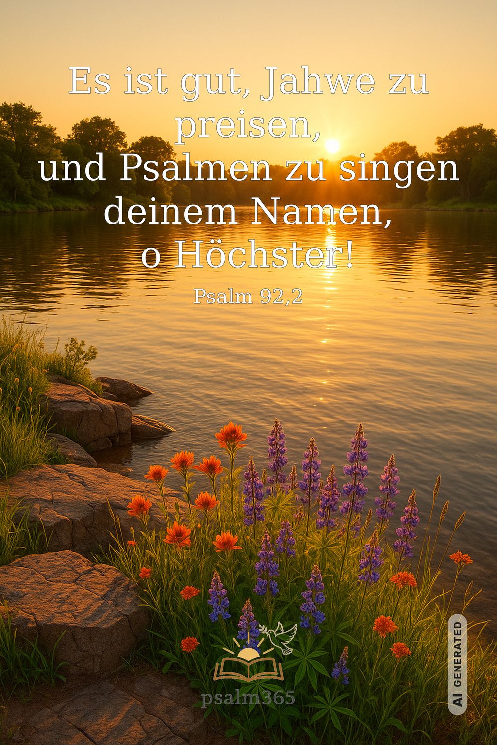 Psalm 92,2 — KI-generiertes Bild