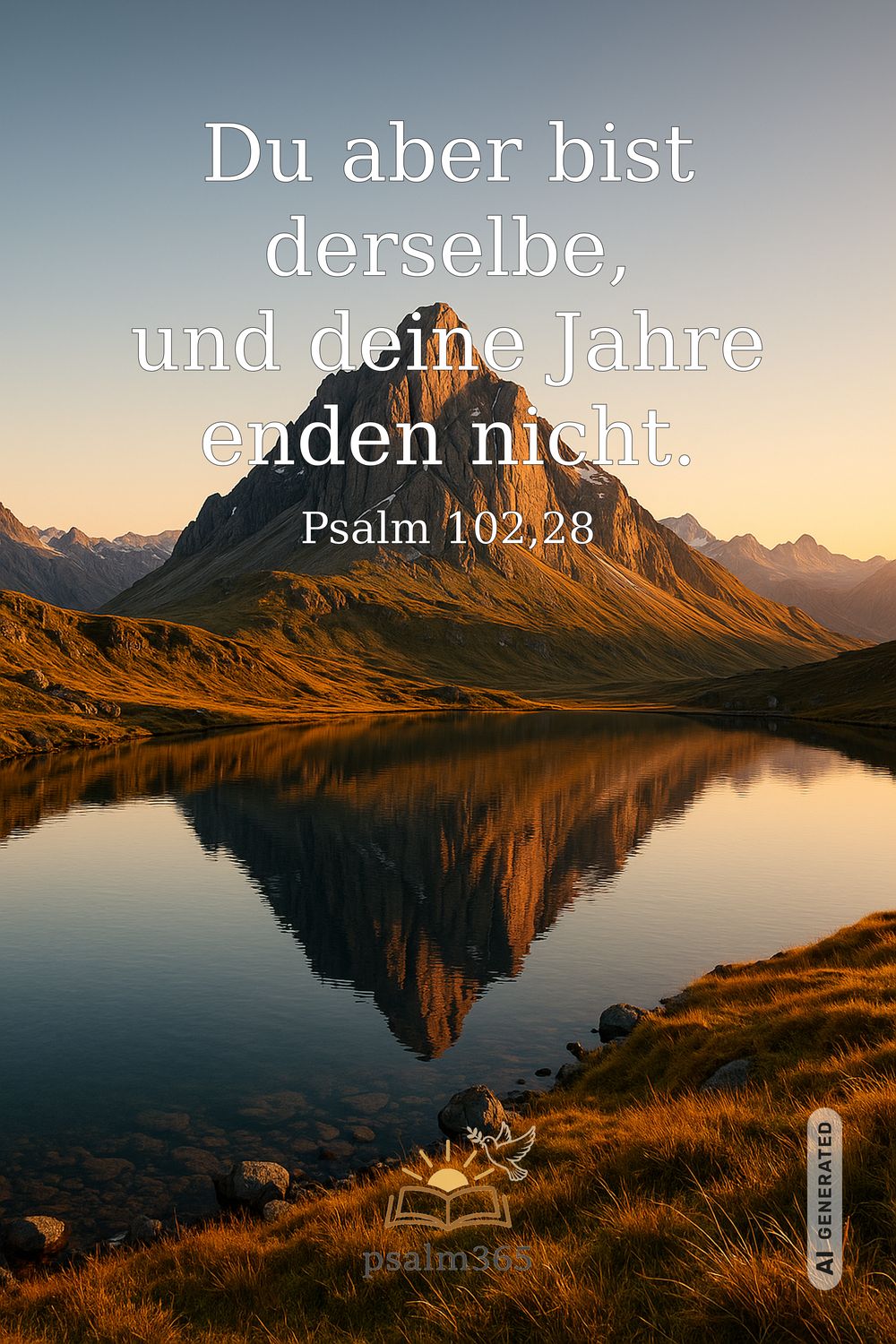 Psalm 102,28 — KI-generiertes Bild